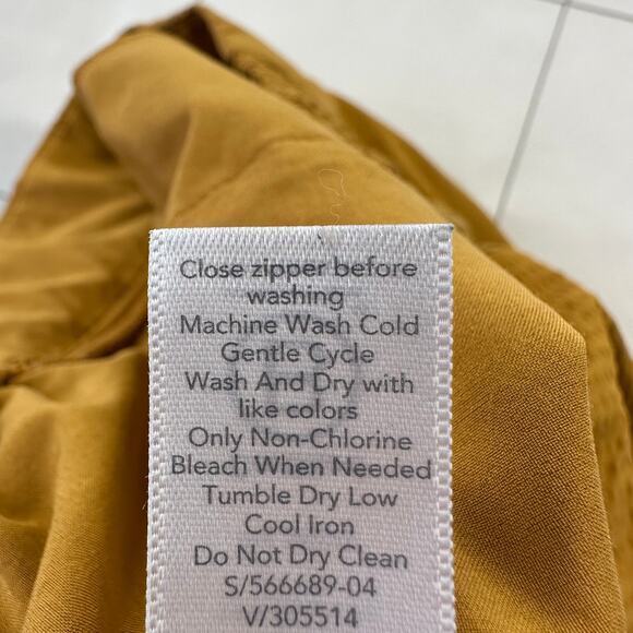 Athleta Pants Womens 4 Mustard Yellow Textured Brooklyn Jogger Sporty Athleisure - Picture 6 of 12